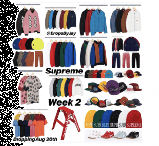 而配件则包含了帽款潮牌品牌以及 Supreme x Lucano 脚蹬架（Supreme 2018 秋冬第2周单品何时发售 Supreme 2018 秋冬第2周单品有哪些）