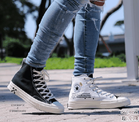 OFF-WHIRE x Converse 2.0颜值高吗 OFF-WHIRE x Converse 2.0上脚图
