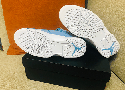 AIR JORDAN 7北卡蓝开箱测评 AIR JORDAN 7北卡蓝实物欣赏
