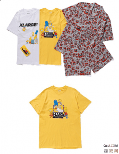 此次又推出了 潮牌品牌The Simpsons 的联乘系列（X-LARGE x The Simpsons有哪些 X-LARGE x The Simpsons单品在哪买）