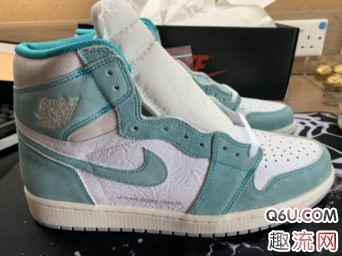 AJ1蒂芙尼绿开箱测评 AJ1湖水绿蒂芙尼上脚图