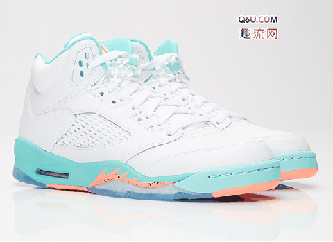 活泼又俏皮！整体潮牌表现不仅质感上乘（AJ5 “Light Aqua” 上脚图欣赏 AJ5 “Light Aqua” 怎么样）