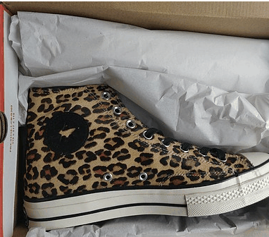 converse Chuck Taylor All Star 70豹纹开箱测评 converse Chuck Taylor All Star 70豹纹实物欣赏