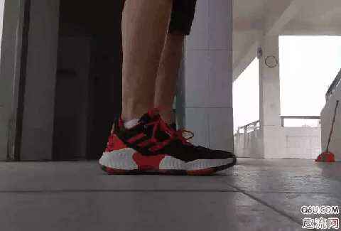 阿迪达斯Pro Bounce Low红色实战测评 Pro Bounce Low不耐磨
