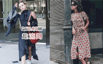 纯黑色的下装其实是潮牌信息比较安全的一个搭配单品（夏天穿碎花衣服好看吗 碎花衣服搭配方法）