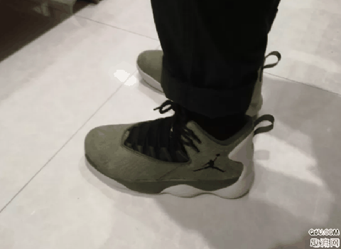 AJ super fly MVP橄榄绿开箱测评 Jordan super fly MVP橄榄绿上脚图
