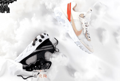将钻孔纹路与潮牌品牌泡棉外底相结合（耐克React Element 87配置怎么样 NIKE React Element 87上脚示范）