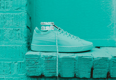 配色为灰色搭潮牌信息配 Tiffany 蓝点缀（Diamond Supply Co. x 彪马系列有哪些  Diamond Supply Co. x PUMA系列盘点）
