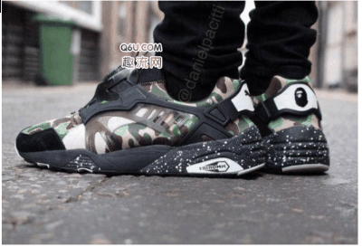 注入 3M 反光元素和泼墨中底装扮 BAPE 潮牌信息x Puma Disc Blaze 好看吗 puma bape曾推出迷彩风格的联名系列（BAPE与Puma联名款怎么样 BAPE x Puma Disc Blaze 好看吗）