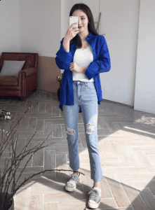 并且黑色是公潮牌汇潮牌网认的显瘦颜色（平底鞋怎么穿才显高 春夏平底鞋穿衣搭配方法）