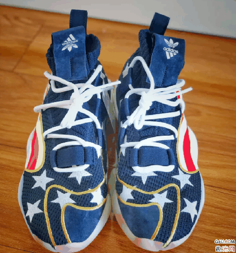 Adidas BYW X 美国队配色开箱测评 adidas Crazy BYW X “USA”值得入手吗