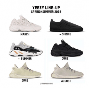  2018春夏yeezy发售潮牌商城鞋款 上图可以知道（2018年椰子有哪些鞋款发售 2018春夏yeezy发售鞋款一览）