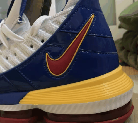 LEBRON16超人配色做工比AJ还好 LEBRON16超人配色细节欣赏
