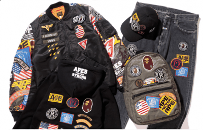  在当时潮人圈潮牌资讯中小有名气的Bape（BAPE PATCHED贴布系列好看吗 BAPE新款拼贴系列在哪买）