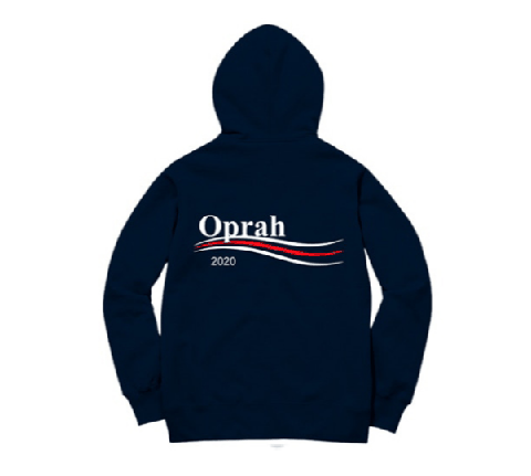 他们将现时最火爆的8个潮流品牌（Supreme、Anti Social Soci潮牌信息al Club、Thrasher、Vetements、Pablo、Vlone、OFF-WHITE）展开了一次“不可能发生的联名”（Oprah 2020系列总统帽衫好看吗 Oprah 2020系列总统帽衫在哪购买）