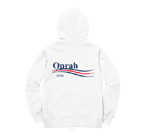 他们将现时最火爆的8个潮流品牌（Supreme、Anti Social Soci潮牌信息al Club、Thrasher、Vetements、Pablo、Vlone、OFF-WHITE）展开了一次“不可能发生的联名”（Oprah 2020系列总统帽衫好看吗 Oprah 2020系列总统帽衫在哪购买）