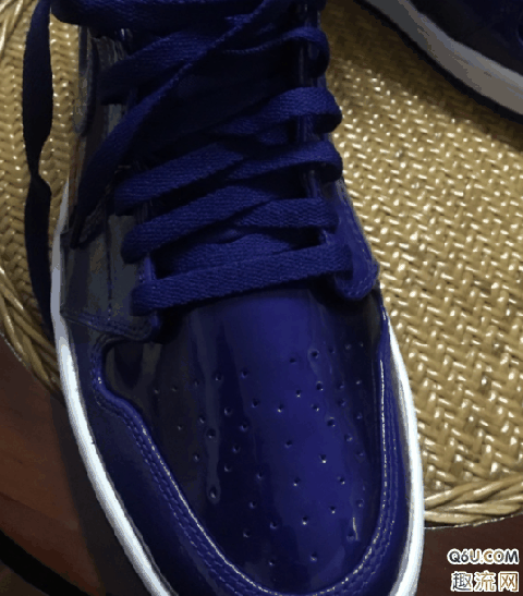 AJ1电镀紫开箱测评 AJ1电镀紫配色上脚好看吗