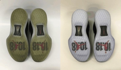 个人认为：和鞋底潮牌汇潮牌网纹路与材质关系不大（AJ32一年实战测评报告 AJ33与AJ32差距到底有多大）