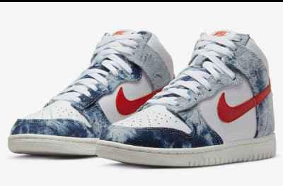水洗丹宁 Dunk High 全新潮牌信息“Washed Denim”鞋款即将上架（水洗丹宁 Dunk High 全新“Washed Denim”鞋款即将上架）