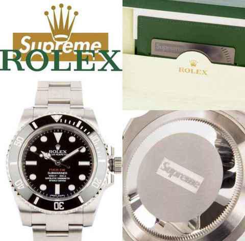 相信热爱 Supreme 的朋友早已潮牌在网路对这款联名手表有所了解（Supreme x Rolex 再度联名 Supreme x Rolex新联名发售时间）