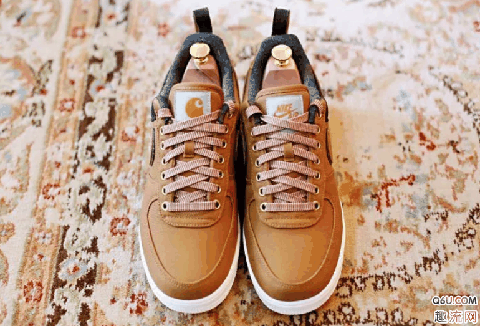 AF1 low X Carhartt Wip开箱测评 AF1 low X Carhartt Wip实物细节赏析