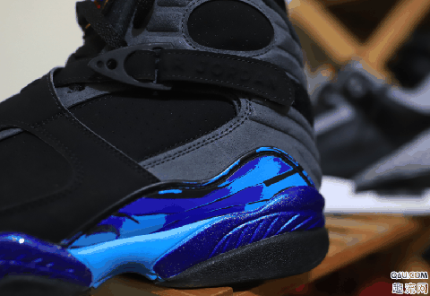 AJ8水鬼实物细节赏析 AJ8 Aqua水鬼上脚图