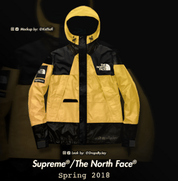 具体采用什么材质潮牌品牌暂时还未有详细信息（Supreme x THE NORTH FACE黑黄冲锋衣好看吗 Supreme x THE NORTH FACE黑黄冲锋衣多少钱）