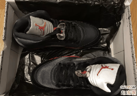 AJ5黑红丝绸开箱测评 AJ5丝绸好打理吗