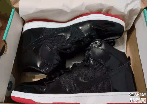 Nike SB Dunk High黑红开箱测评 Nike SB Dunk High黑红上脚图赏析
