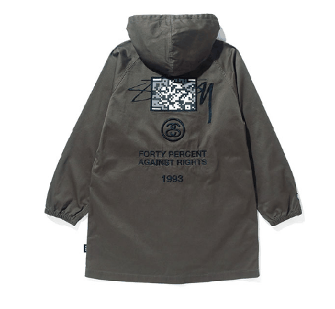 Stüssy连帽大衣怎么样 Stüssy x FPAR联名款连帽夹克好看吗