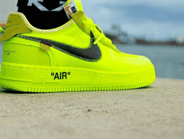 OFF-WHITE x AF1荧光绿实物怎么样 OFF-WHITE x AF1荧光绿上脚怎么样