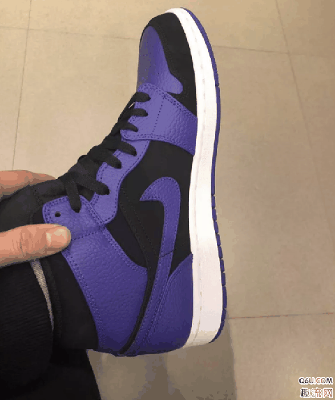 AJ1黑紫大灌篮多少钱 AJ1黑紫大灌篮上脚图赏析