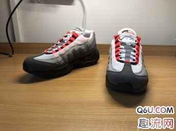 Nike AIR MAX 95 OG 开箱测评 AIR MAX 95 OG Solar Red 上脚图赏析