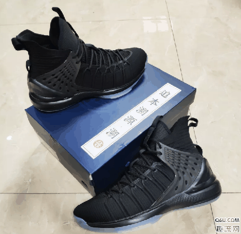 李宁溯系列凤舞黑色开箱测评 李宁凤舞黑色上脚图赏析