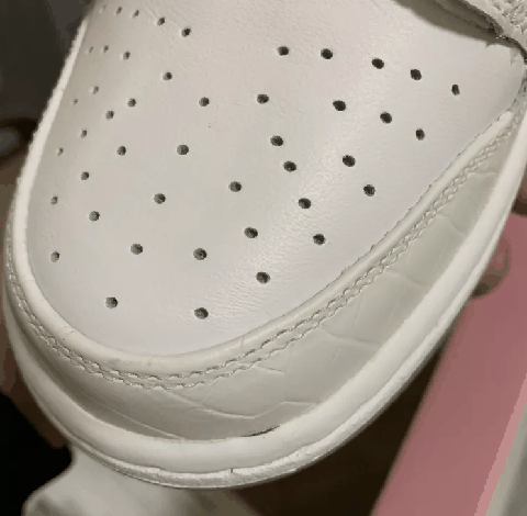 并还附带了一双鞋带 Dunk Sb 白钻实物欣赏 最大的亮点潮牌资讯在于鞋款上的耐克LOGO是可以随意拆下换掉的 鞋面虽然都是采用皮革材质的（Dunk Sb 白钻开箱测评 Dunk Sb 白钻实物欣赏）