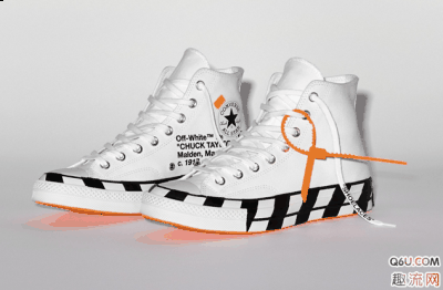 也很有辨识度 现在这个潮牌品牌季节也很合适穿高帮的鞋款 （OW X converse 2.0 补货信息 ow联名converse Chuck 70入手方式）