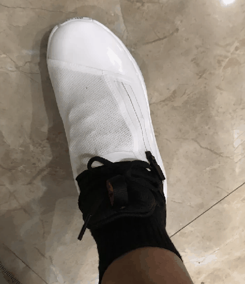 Jordan jumpman hustle黑白实物欣赏 Jordan jumpman hustle黑白上脚图