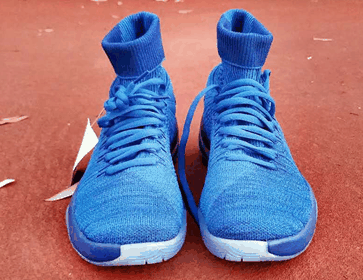 六对分线绑带潮牌汇潮牌网来加强包裹（Hyperdunk2016 Flyknit蓝色实物欣赏 Hyperdunk2016 Flyknit蓝色细节欣赏）