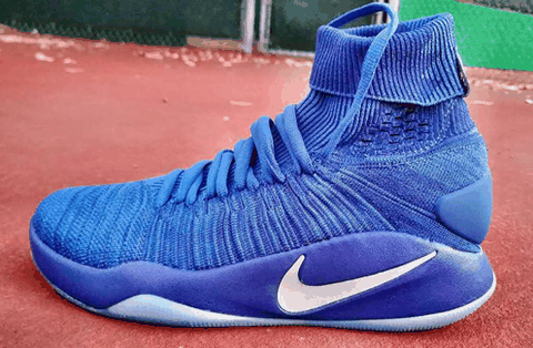 六对分线绑带潮牌汇潮牌网来加强包裹（Hyperdunk2016 Flyknit蓝色实物欣赏 Hyperdunk2016 Flyknit蓝色细节欣赏）