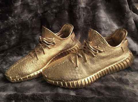 土豪金YEEZY怎么样 金色版椰子鞋价格是多少