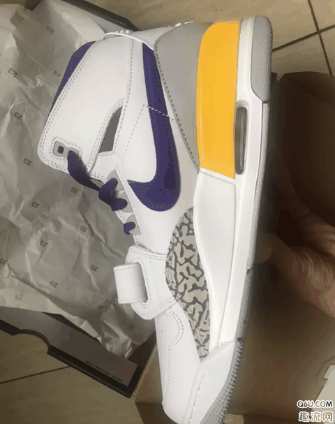 AJ legacy 312湖人配色开箱测评 AJ legacy 312有价值吗