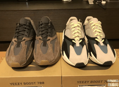 不知道是不是货量大潮牌汇潮牌网的原因 侧面的反光对比（yeezy 700 og和 MAUVE哪个好看 yeezy 700 MAUVE和og配色对比测评）