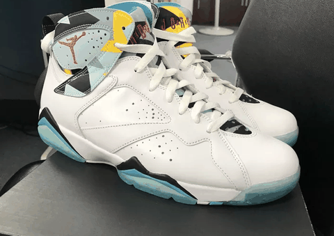 Air Jordan 7冰蓝开箱测潮牌资讯评 Air Jordan 7冰蓝实物欣赏（Air Jordan 7冰蓝开箱测评 Air Jordan 7冰蓝实物欣赏）