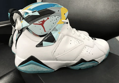 Air Jordan 7冰蓝开箱测潮牌资讯评 Air Jordan 7冰蓝实物欣赏（Air Jordan 7冰蓝开箱测评 Air Jordan 7冰蓝实物欣赏）