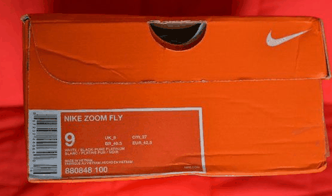 第一感觉是增高潮牌品牌效果明显 俯视图（Nike Zoom FLY静态开箱 Nike Zoom FLY上脚感受）