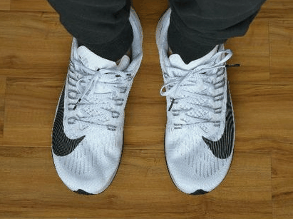 第一感觉是增高潮牌品牌效果明显 俯视图（Nike Zoom FLY静态开箱 Nike Zoom FLY上脚感受）