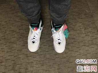 AJ8南海岸开箱测评 AJ8南海岸上脚图赏析