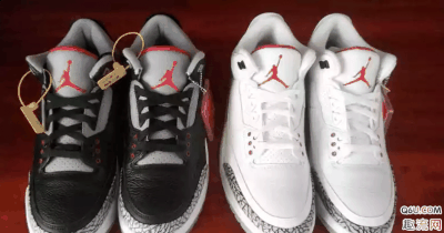  AJ3黑水泥和飓风上脚对比图 我们先来看一下aj3黑水潮牌商城泥的上脚图 再来看一下aj3飓风的上脚图 看完AJ3黑水泥和飓风上脚对比图（AJ3黑水泥和飓风哪个好 AJ3黑水泥和飓风上脚对比图）