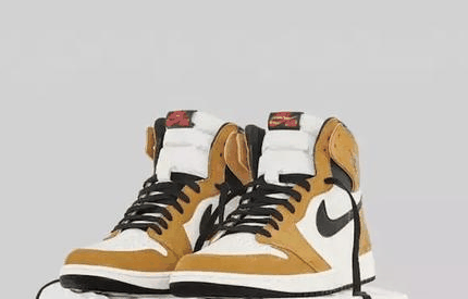  鞋舌黑红配色的 Nike 潮牌信息Air 细节采用皮革材质打造而成（AJ1最佳新秀在哪买 AJ1 “Rookie of the Year”多少钱）
