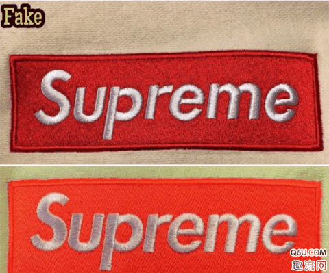 supreme卫衣如何辨别真假 supreme卫衣真假对比